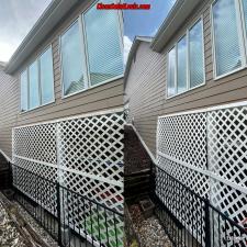 Pro House Washing Safe For Vinyl Lattice Work In Wildwood, MO.